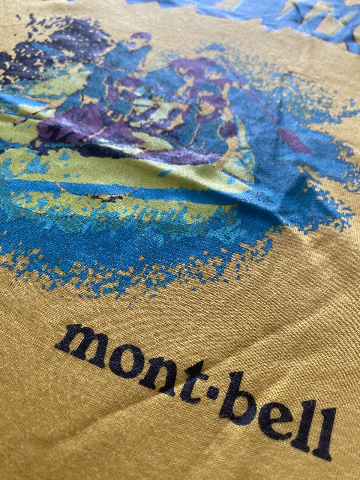 Montbell 🔥RARE🔥 Vintage 80s Single Stitches Montbell Rafting Tee Size US S / EU 44-46 / 1 - 3 Thumbnail
