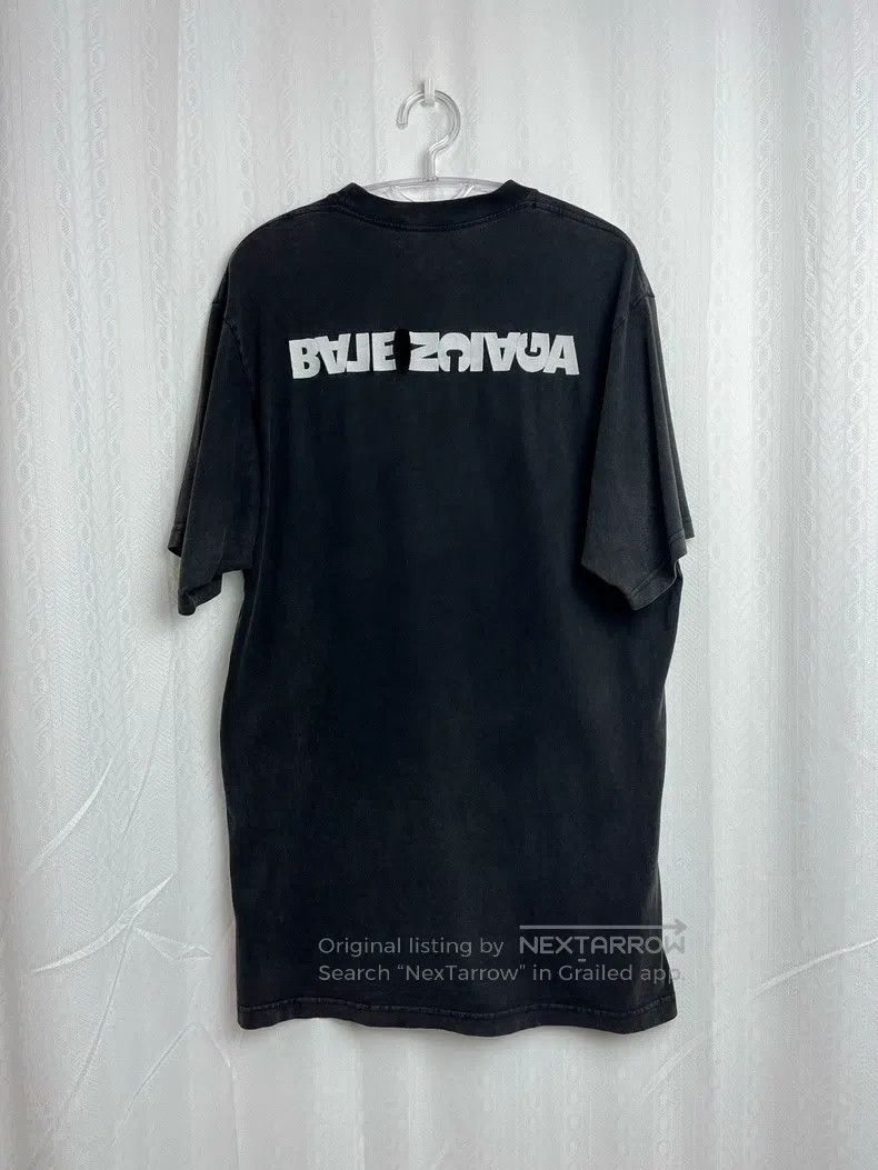 Balenciaga Balenciaga Reversed Inverted Washed Grey Short Sleeve T-Sh Size US S / EU 44-46 / 1 - 2 Thumbnail