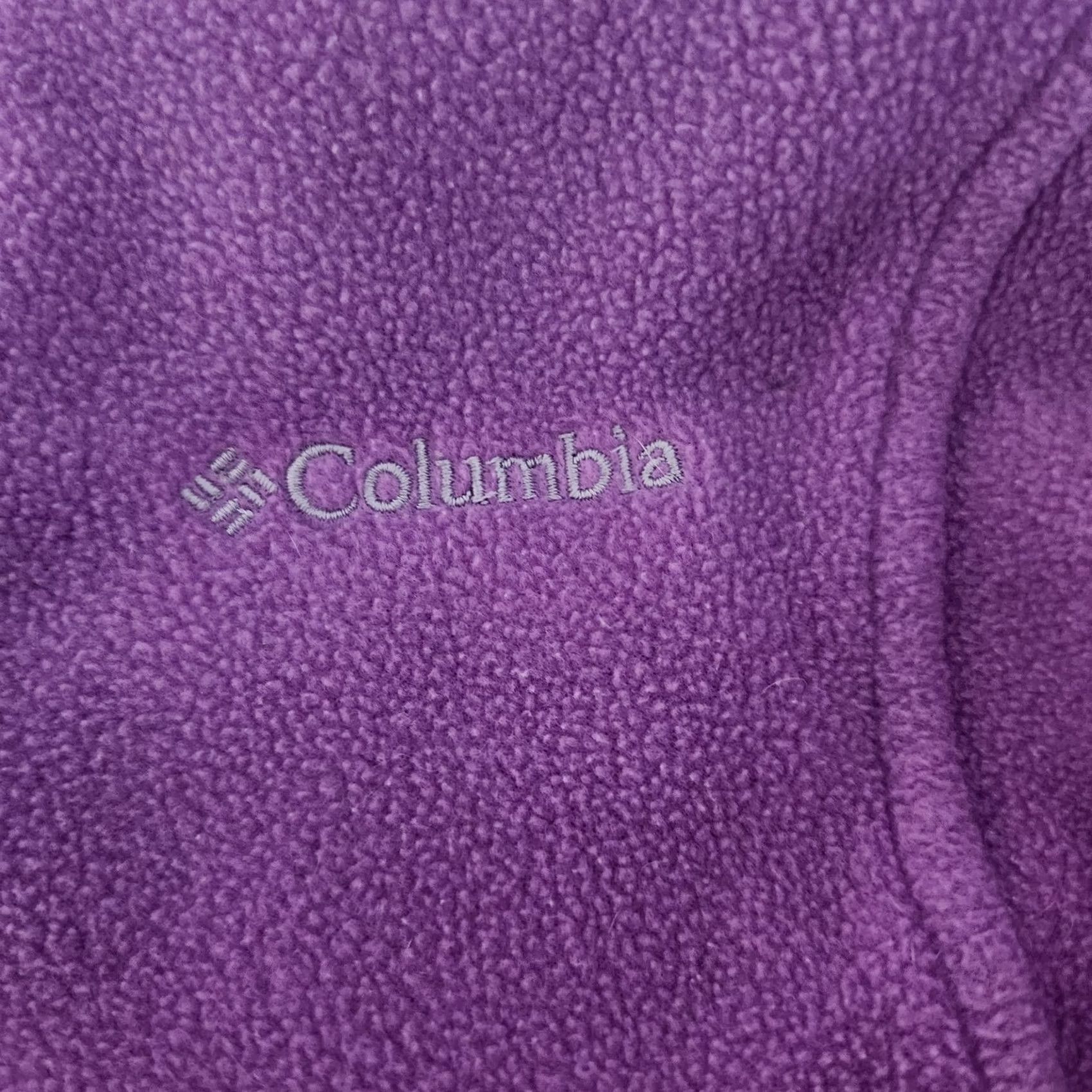 Vintage Columbia Jacket Womens Medium Purple Fleece Full Zip Casual Outdoor Hiking Size M / US 6-8 / IT 42-44 - 3 Thumbnail