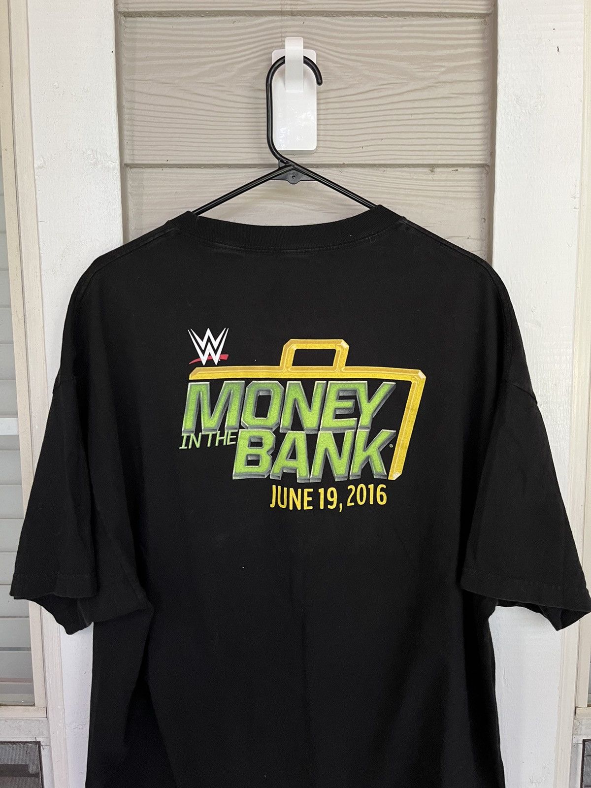 image of Vintage x Wwe 2016 Wwe Money In The Bank Tee in Navy, Men's (Size 2XL)