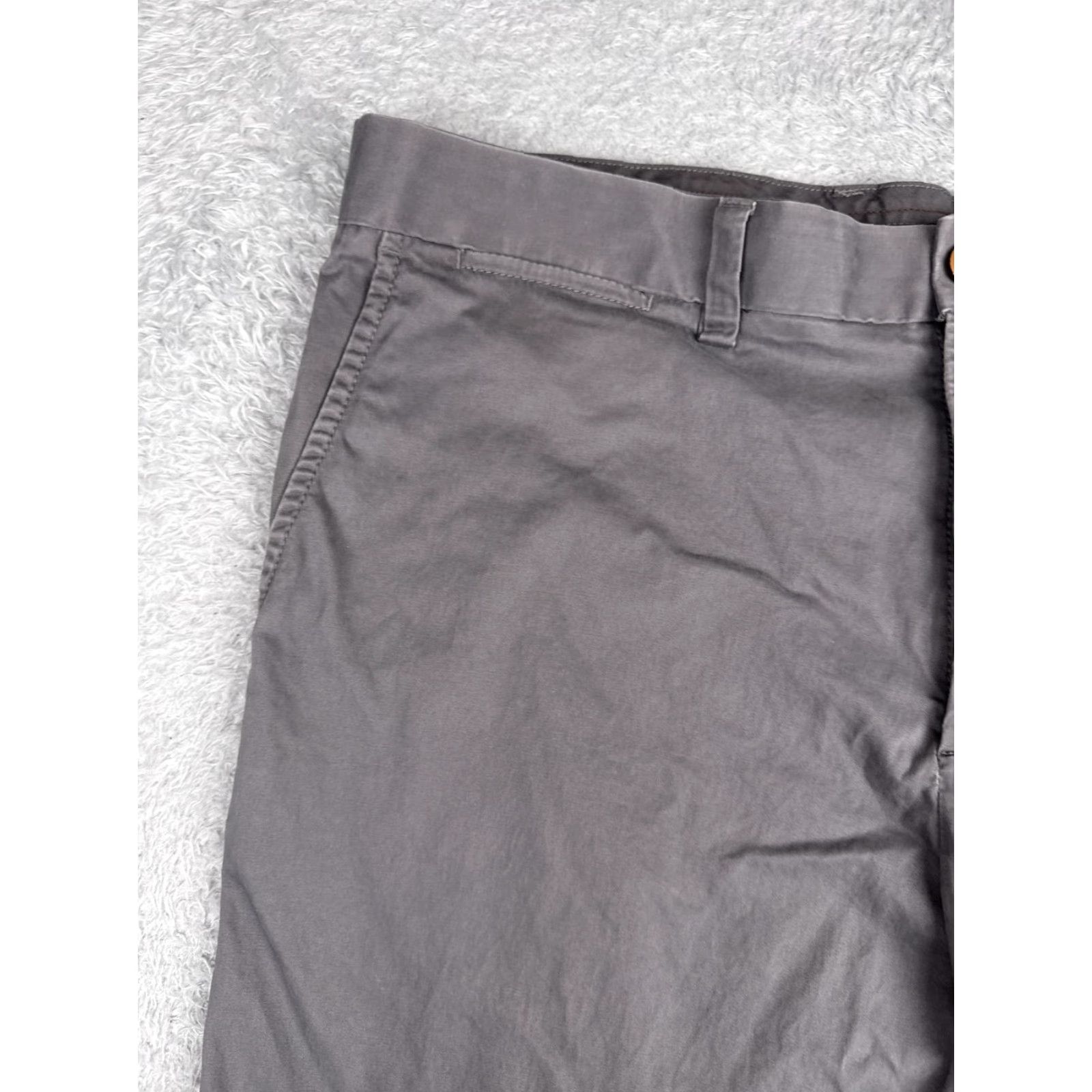 Tommy Bahama Tommy Bahama Shorts Mens 38 Gray Stretch Chino Flat Front Zip Fly Marlin Casual Pants Size US 38 / EU 54 - 4 Thumbnail