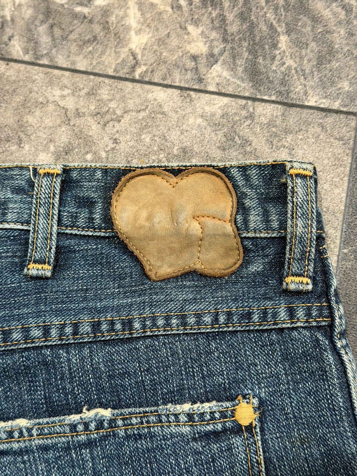 Number (N)ine OG Number (N)ine SS03 AW03 Kurt Cobain Patchwork Denim Size US 34 / EU 50 - 3 Thumbnail