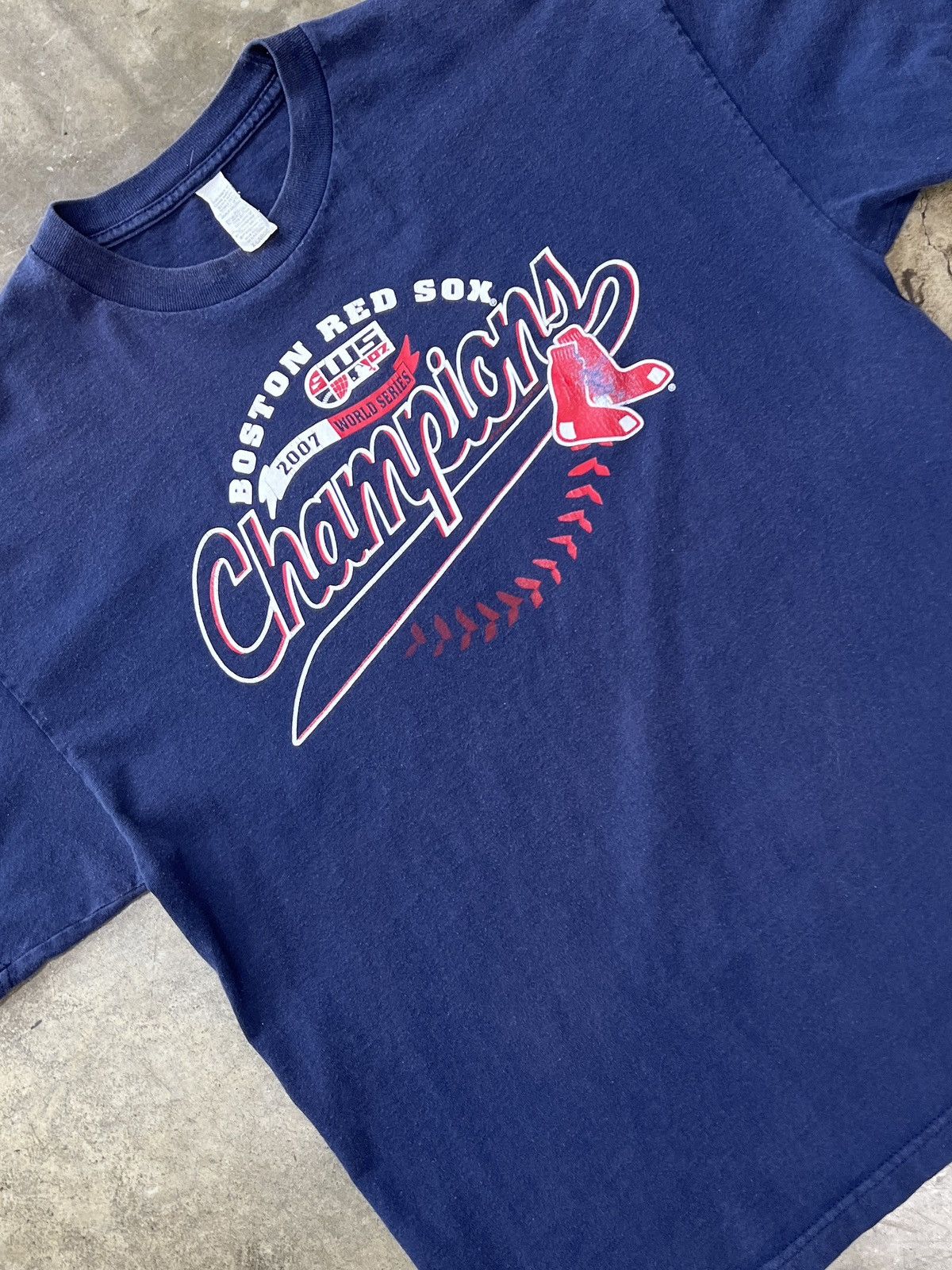 MLB × Vintage Vintage 2007 Boston Red Sox World Series Champions Tee XL Size US XL / EU 56 / 4 - 1 Thumbnail