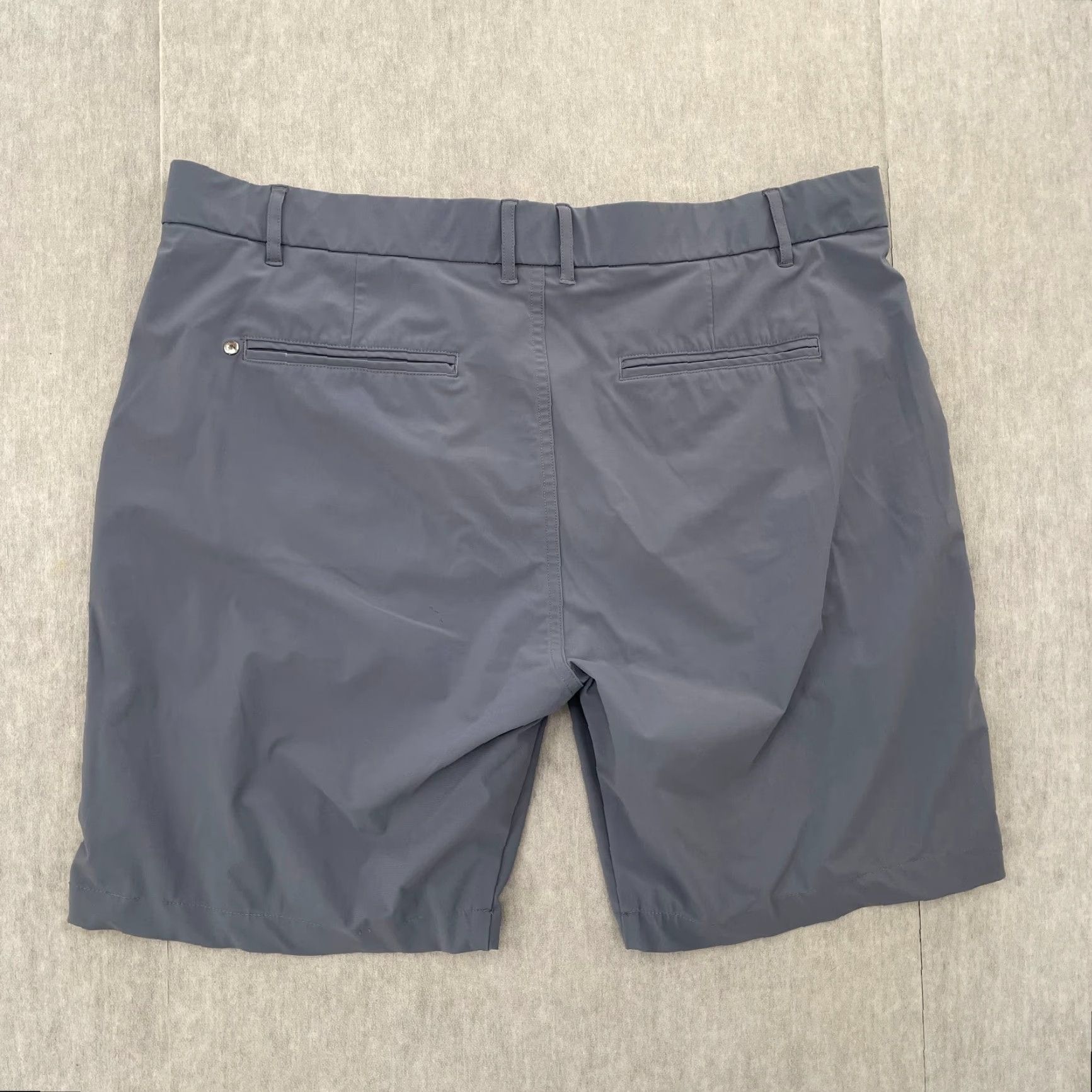 Vintage Greyson Shorts Adult 38 Performance Golf Stretch Mens Purple Solid Pockets Chino Size US 38 / EU 54 - 2 Thumbnail