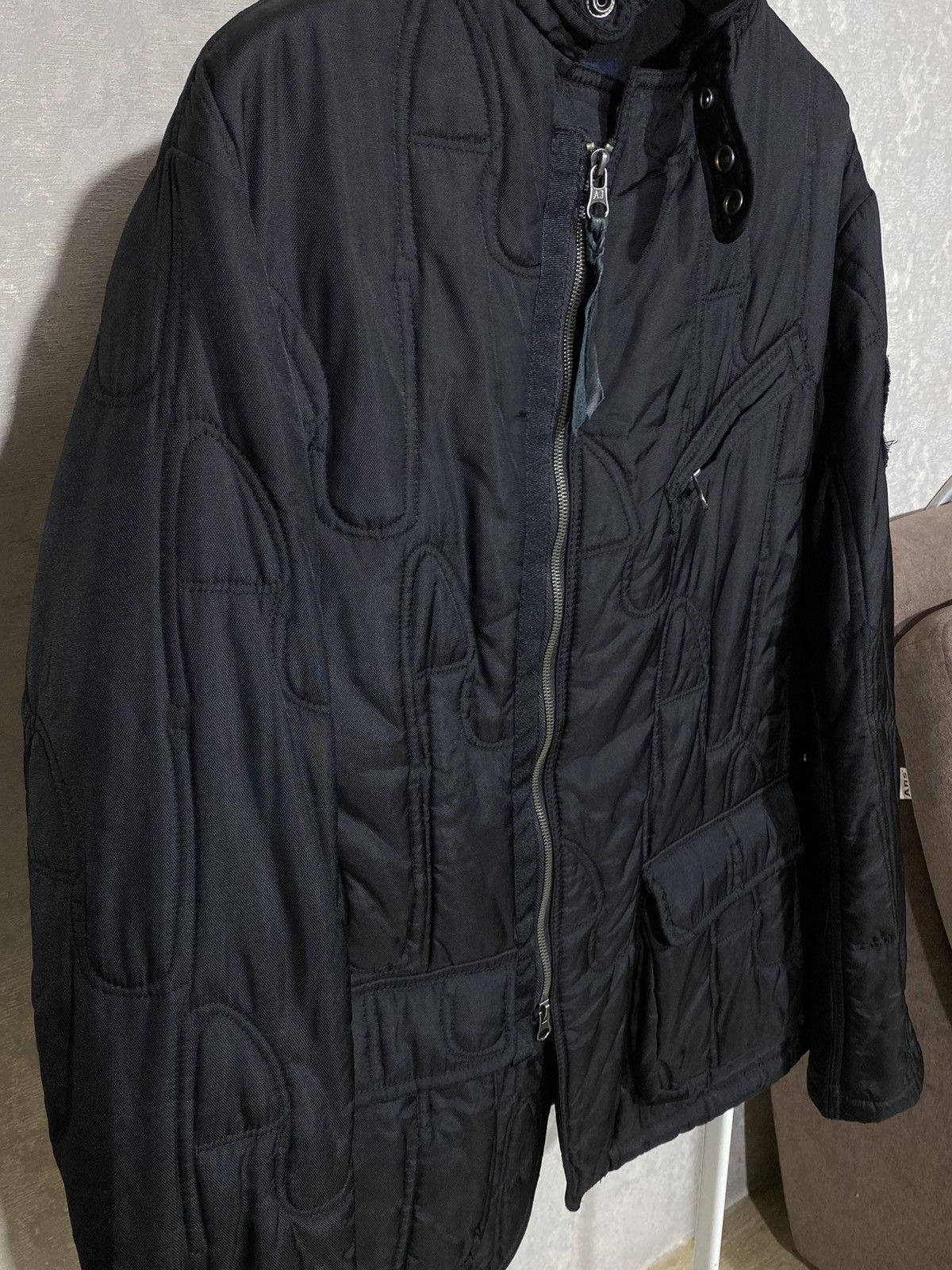 Armani × Barbour × Loro Piana Armani Jeans quilted jacket luxury Mens Size US L / EU 52-54 / 3 - 7 Thumbnail