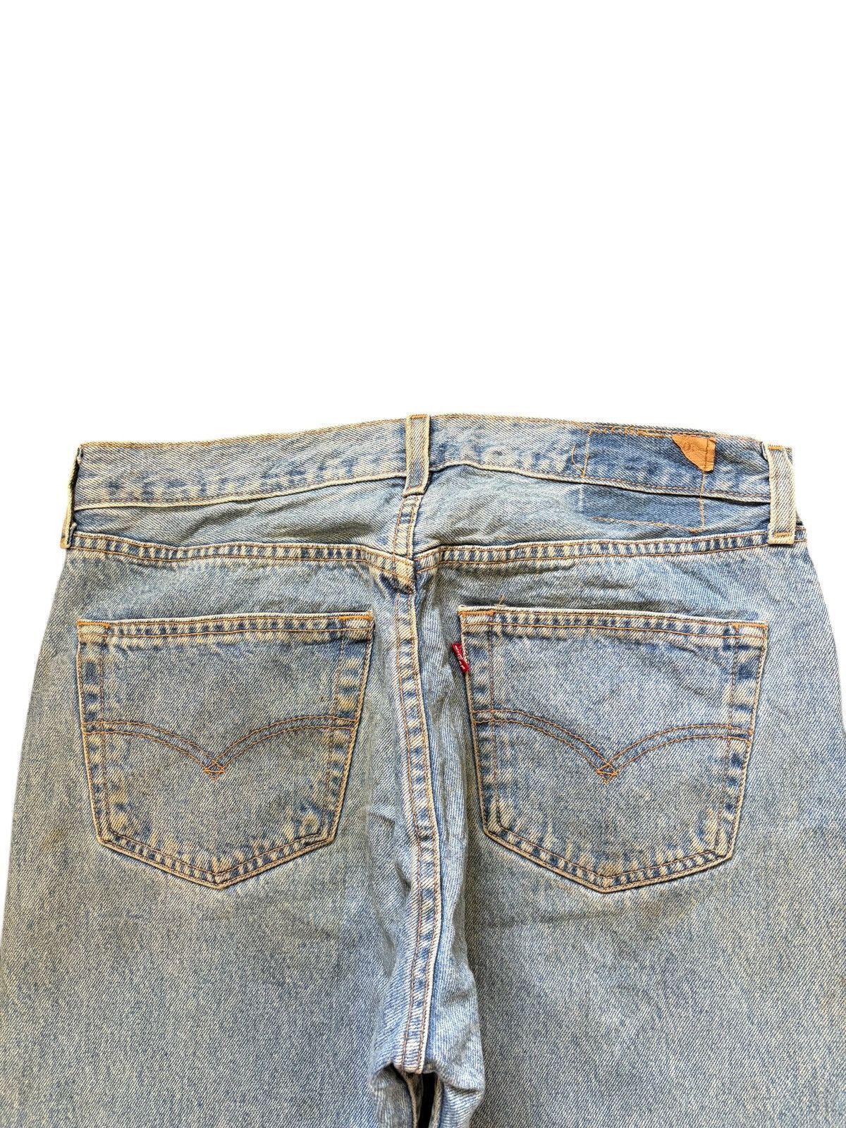 Levi's Vintage 90s Levis 501 Mud Wash Loose Jeans Size 32" / US 10 / IT 46 - 4 Thumbnail