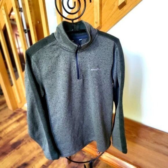Eddie Bauer Eddie Bauer 1/4 Zip Sz S Coordinating Darker Greens Long Sle Size US S / EU 44-46 / 1 - 1 Thumbnail