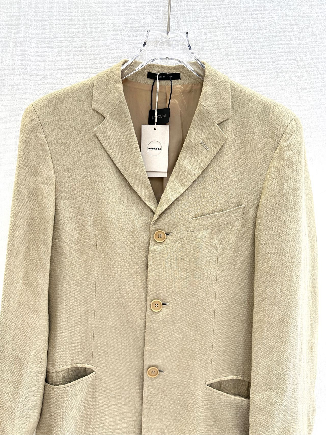 Emporio Armani Emporio Armani linen kaki blazer Size 46R - 3 Thumbnail