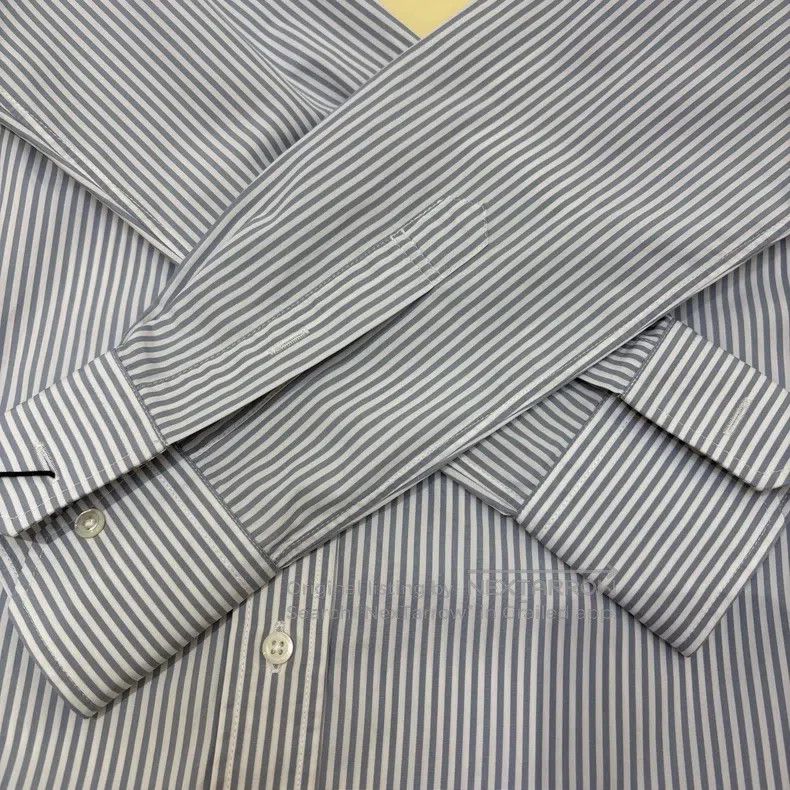 Thom Browne Thom Browne Pale Blue Striped Shirt - Poplin Material, Lig Size S / US 4 / IT 40 - 5 Thumbnail