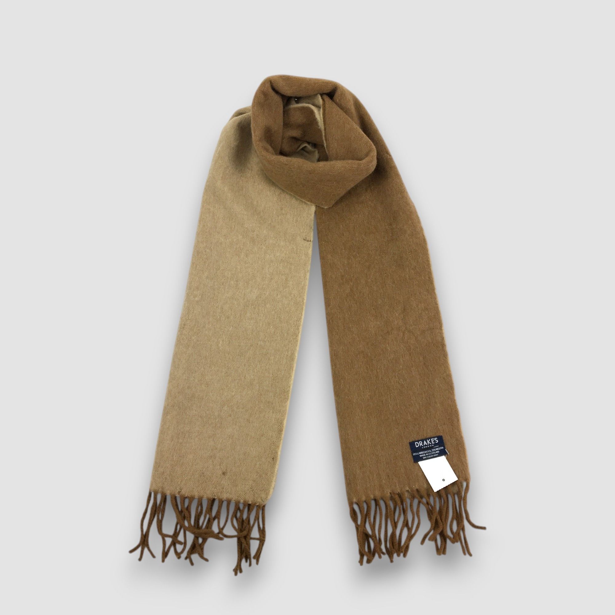Drake Vintage Y2K Drakes Scarf Muffler Wool Cashmere Scarves Size ONE SIZE - 1 Thumbnail
