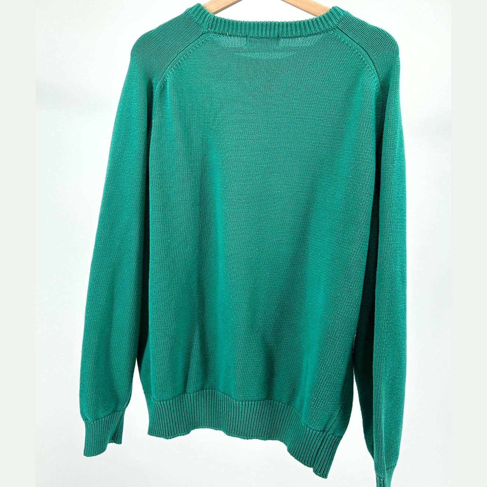 Vintage 80s LaMode Green 100% Cotton Golf Tournament Sweater Size US L / EU 52-54 / 3 - 5 Thumbnail