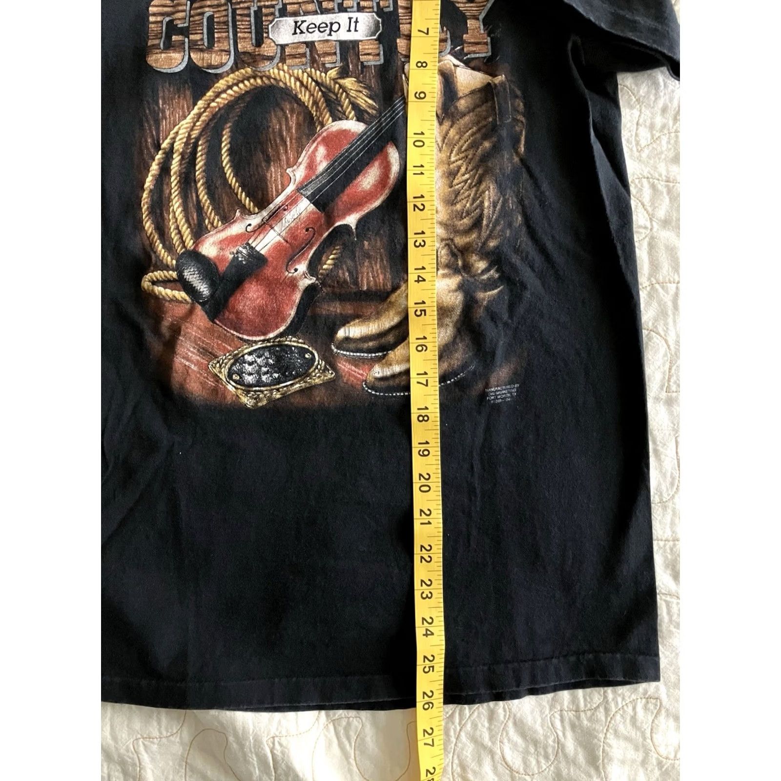 Delta CMJ 90s Delta Keep It Country T Shirt Vintage Black Cotton Graphic Tee Short Sleeve M Men Size US M / EU 48-50 / 2 - 5 Thumbnail