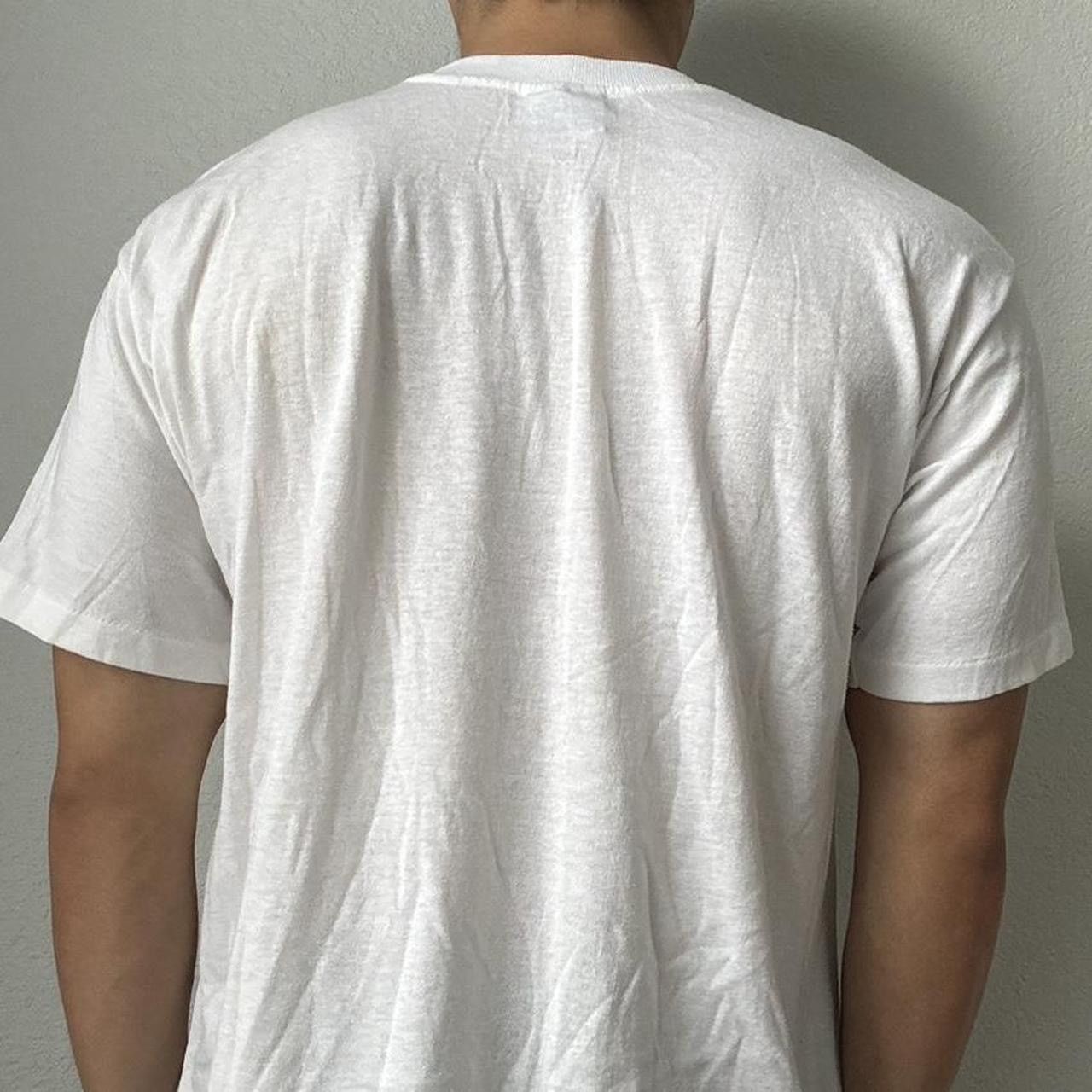 Vintage Vintage 1990s Indiana University Graphics White Tee Shirt Size US XL / EU 56 / 4 - 2 Thumbnail