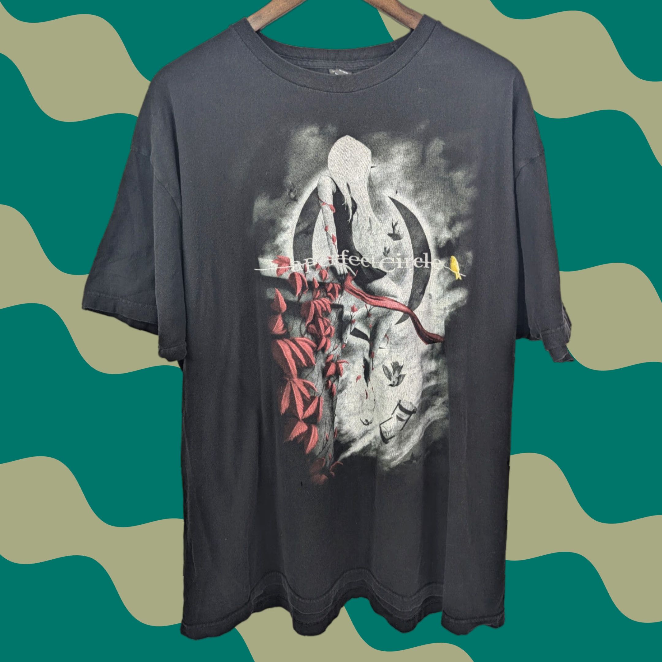 Tultex A Perfect Circle T-Shirt Rock 2XL Tultex Black Cotton Crew Neck Short Sleeve Mens 2XL Graphic Print Vintage No Size US XXL / EU 58 / 5 - 1 Thumbnail