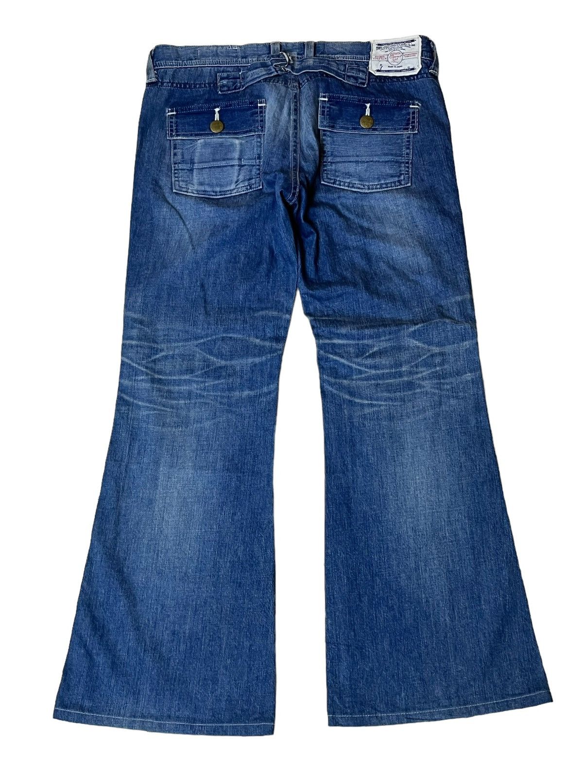 Edwin FLARE🔥EDWIN REBEL VINTAGE BUSHPANT LOW RISE FLARED JEANS Size US 34 / EU 50 - 2 Thumbnail