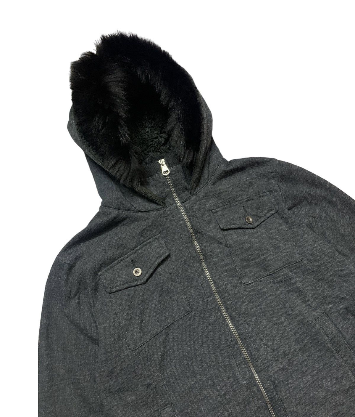 Tornado Mart Fur Hoodie | Grailed