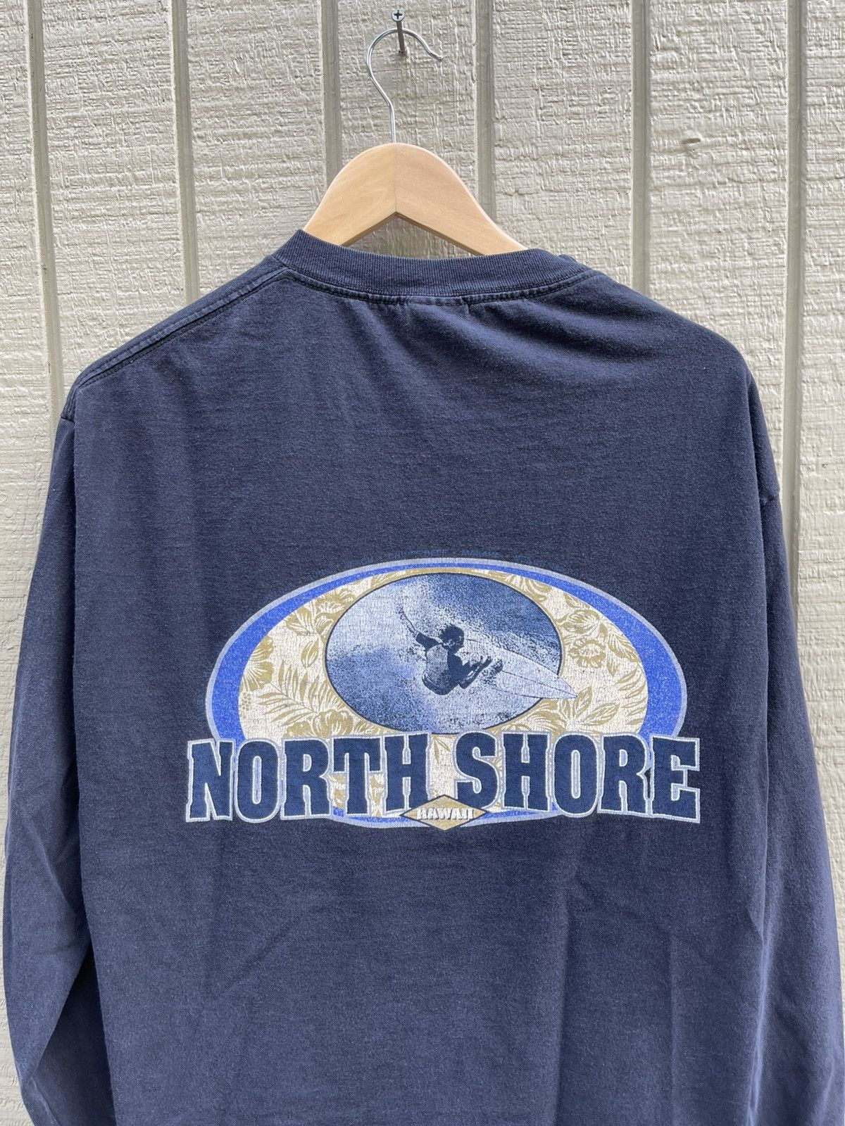 Vintage Vintage 90s Surfwear North Shore Long Sleeve Size US L / EU 52-54 / 3 - 1 Thumbnail