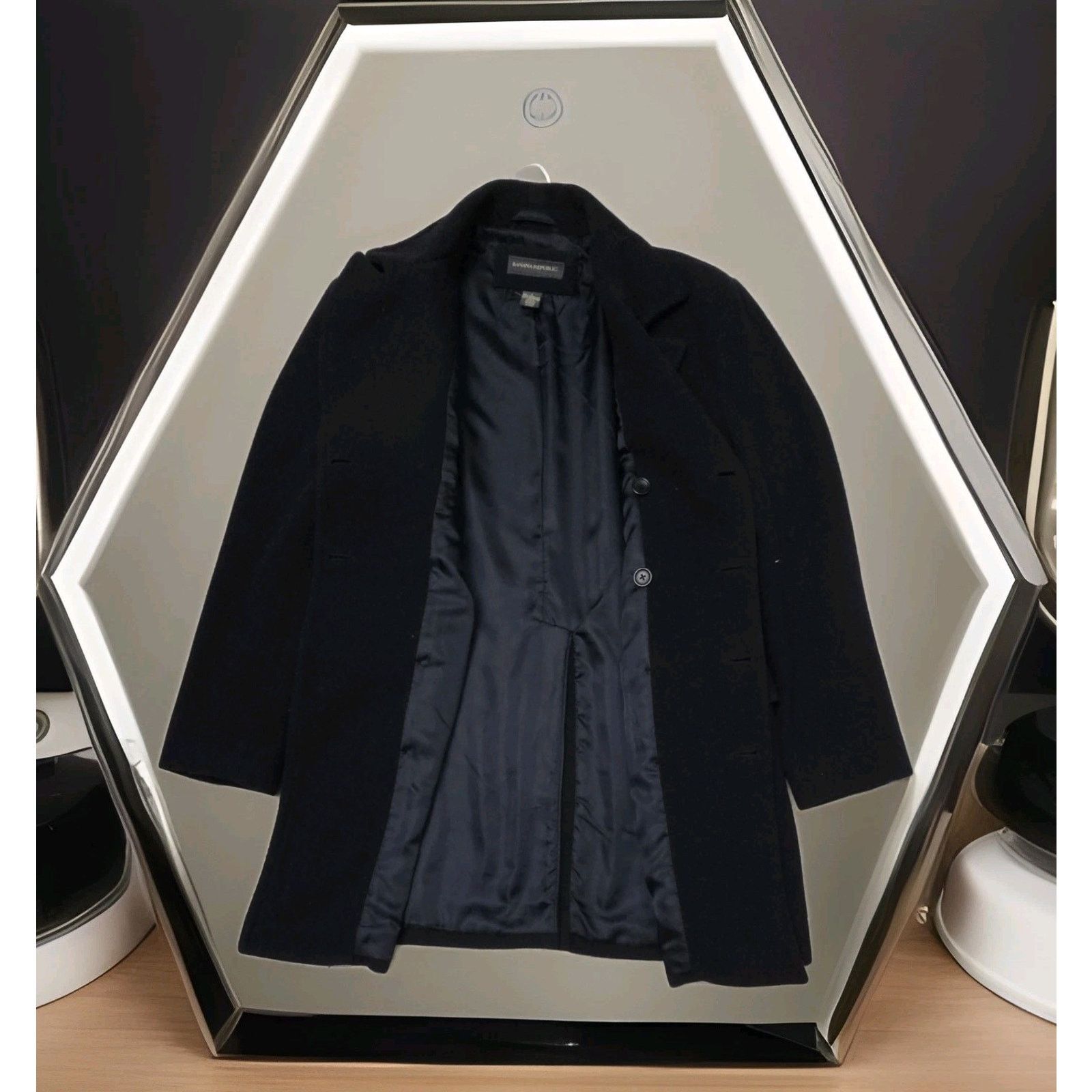 Banana Republic Banana Republic Wool Overcoat Mario Bellucci Italian Fabric Size US S / EU 44-46 / 1 - 5 Thumbnail