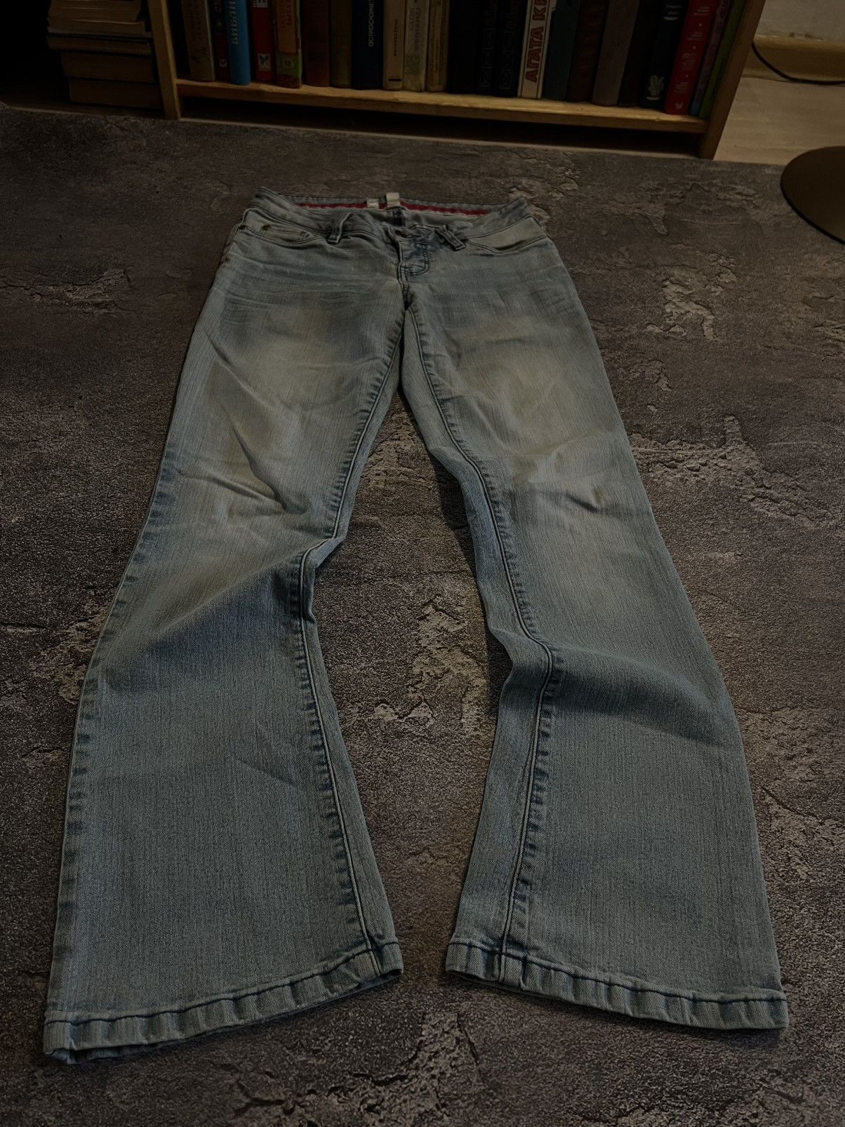 Vintage CRAZY Inspired Number Nine flared y2k drip archive avan 90 Size US 30 / EU 46 - 1 Thumbnail