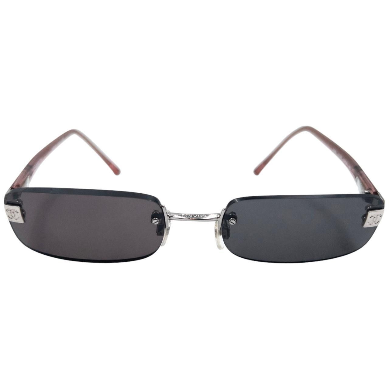 Chanel Vintage Chanel Rimless Sunglasses Size ONE SIZE - 2 Thumbnail