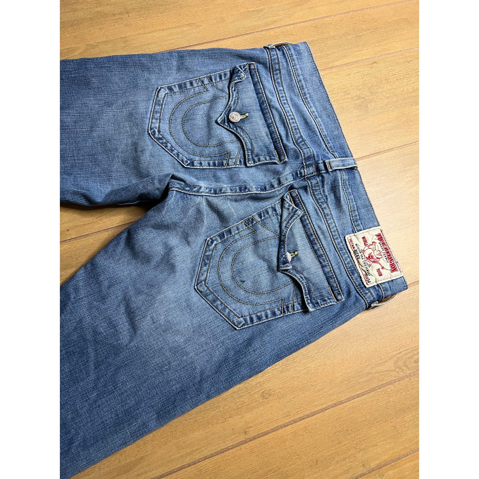 True Religion True Religion Jeans Mens 36X28 Blue Ricky Straight Leg Y2K Size US 36 / EU 52 - 12 Thumbnail