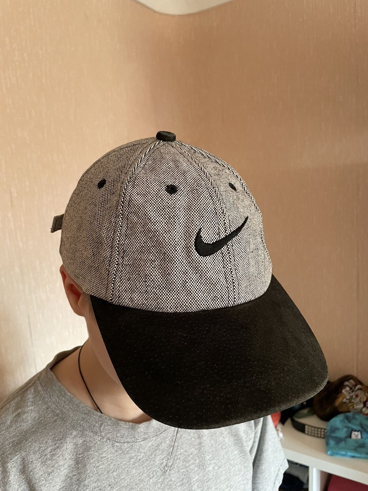 Nike × Vintage Vintage Nike Cap Big Swoosh Size ONE SIZE - 1 Thumbnail
