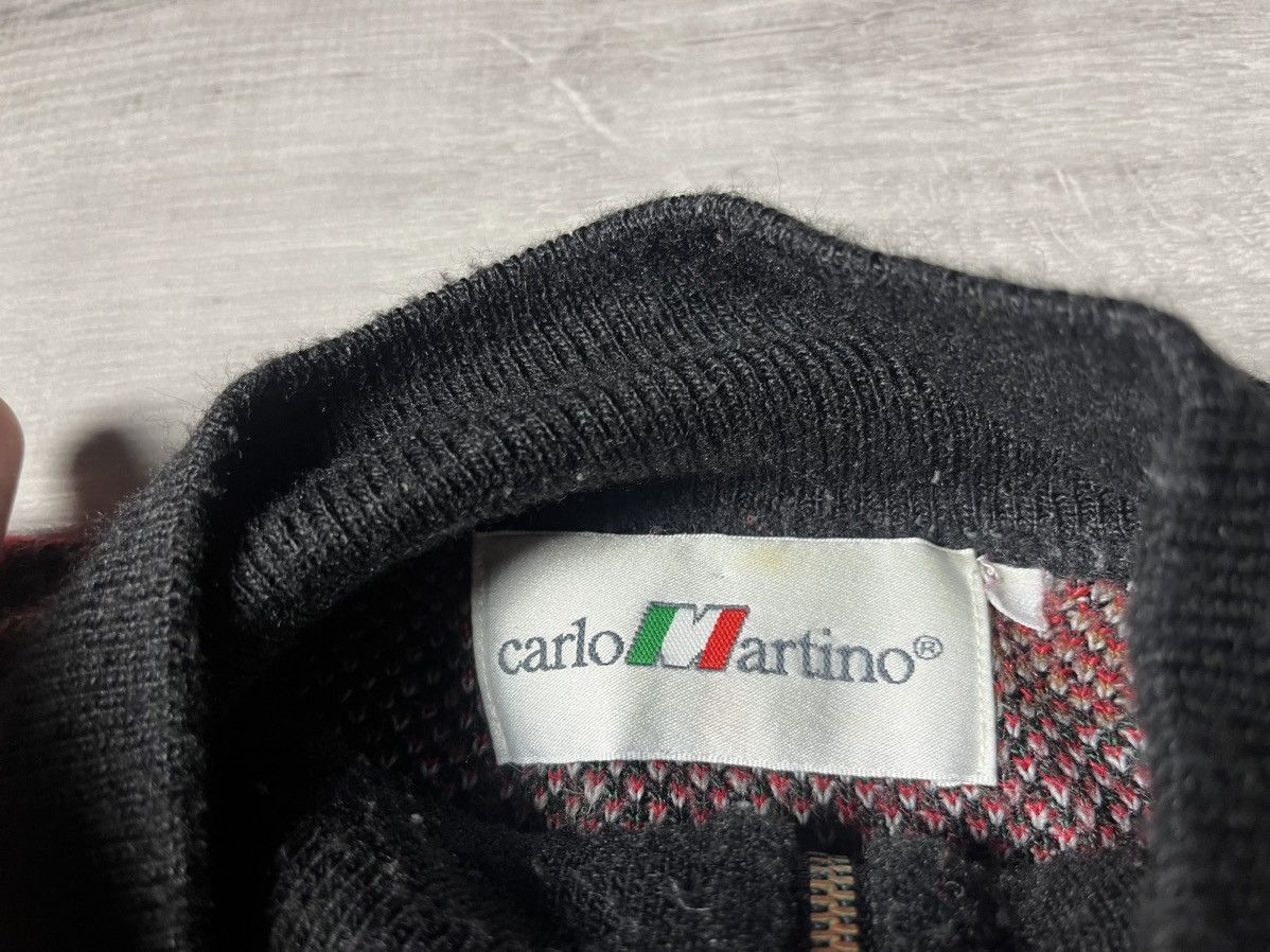 Vintage Carlo Martino sweater wool zip missoni style size XLarge Size US XL / EU 56 / 4 - 4 Thumbnail