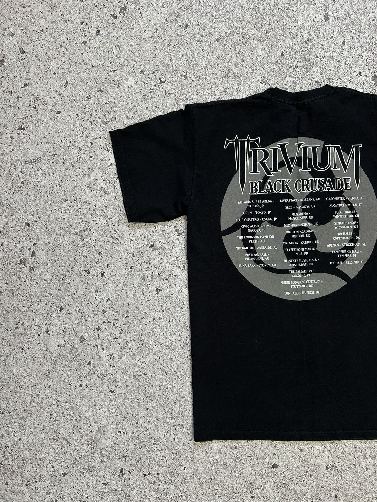 Band Tees × Vintage Vintage 2000’s Trivium Black Crusaide Rock Band Tour T-Shirt Size US L / EU 52-54 / 3 - 7 Thumbnail
