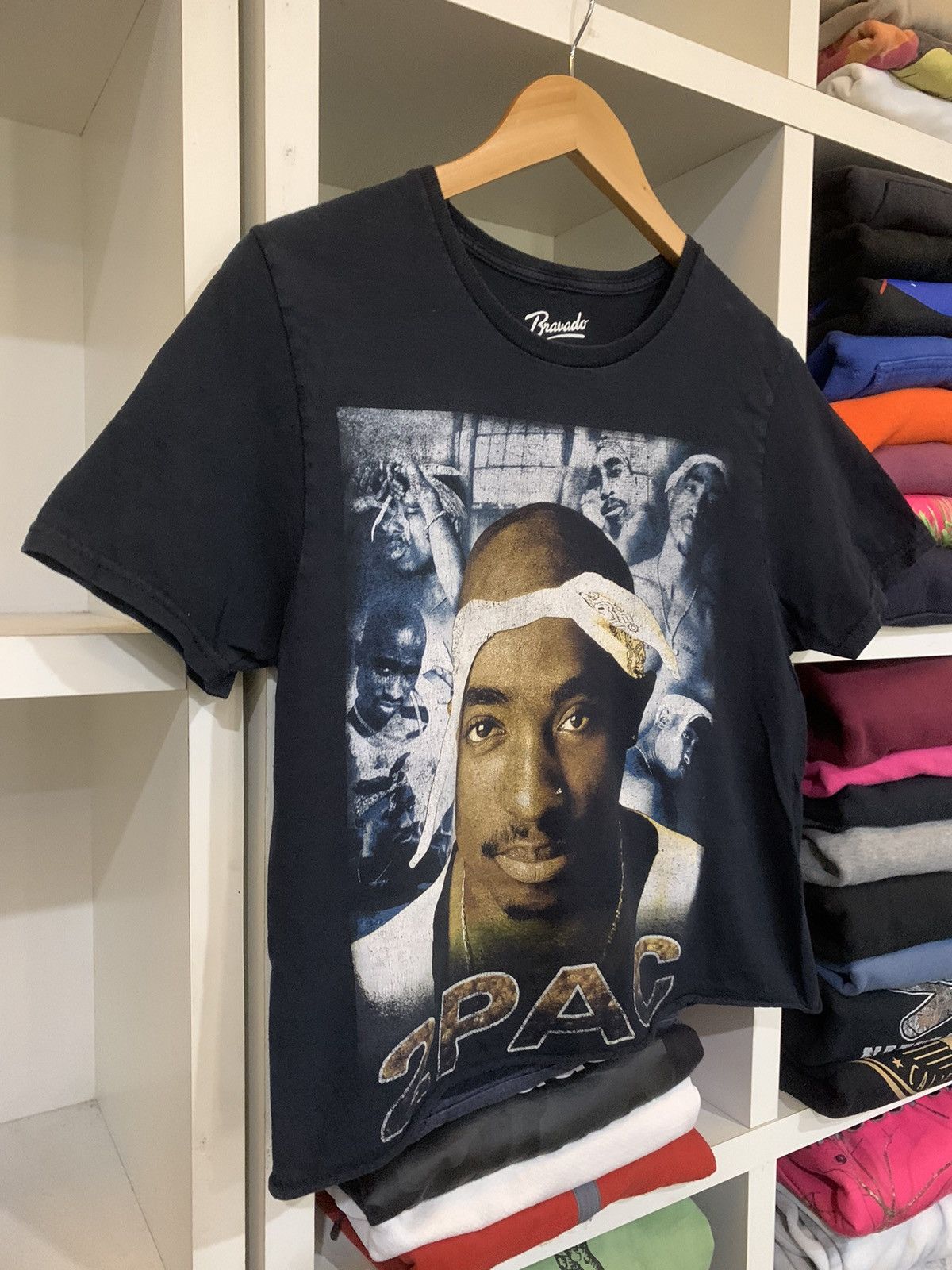 Rap Tees Vintage 2Pac Shakur Bravado Tee Size US S / EU 44-46 / 1 - 5 Thumbnail