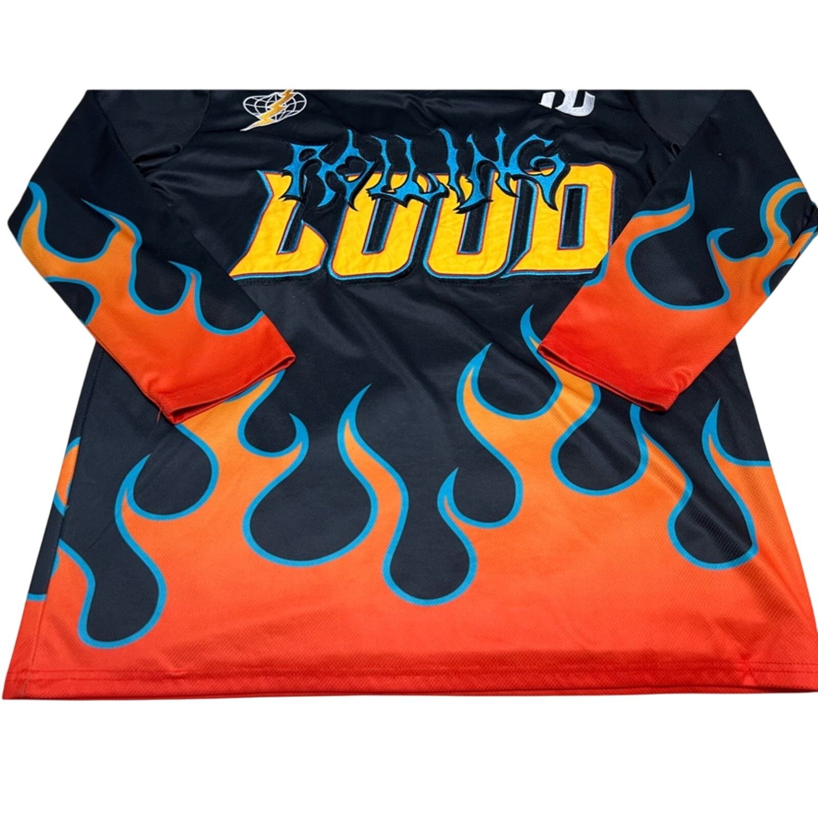 Rolling Loud Rolling Loud RL Soccer Jersey Flames Embroidered Large RARE Size US L / EU 52-54 / 3 - 5 Thumbnail