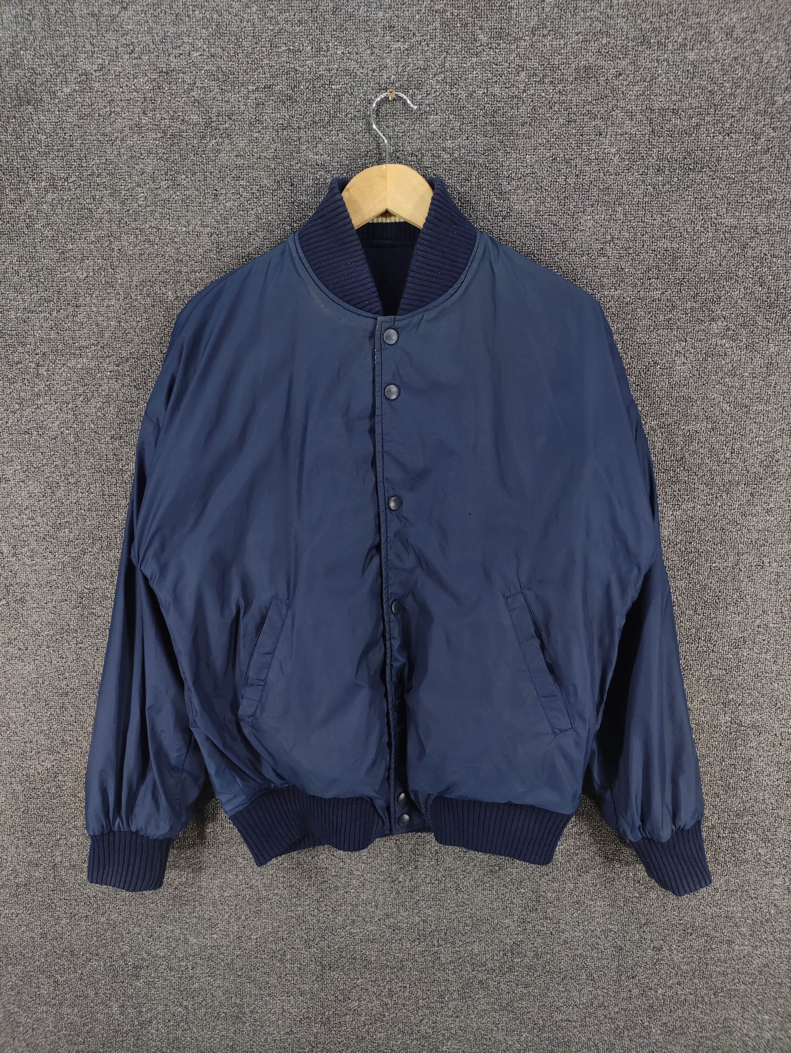 Mizuno Vintage Mizuno Varsity Wool Reversible Jacket Snap Button Size US L / EU 52-54 / 3 - 6 Thumbnail