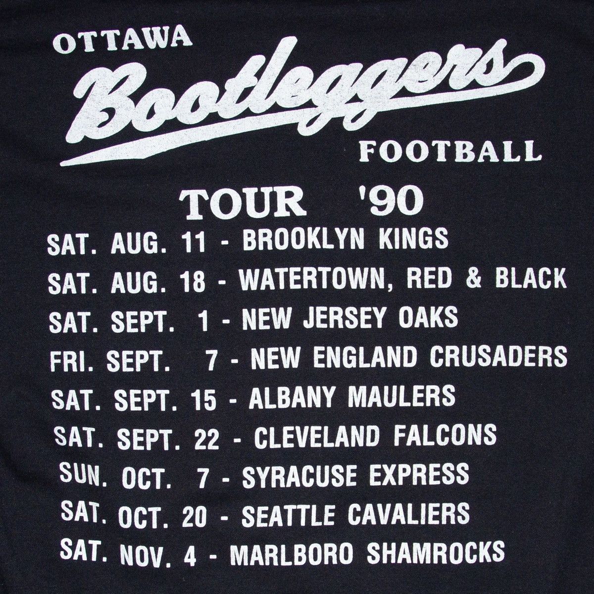Vintage 1990 Ottawa Football Tee Size US M / EU 48-50 / 2 - 4 Thumbnail