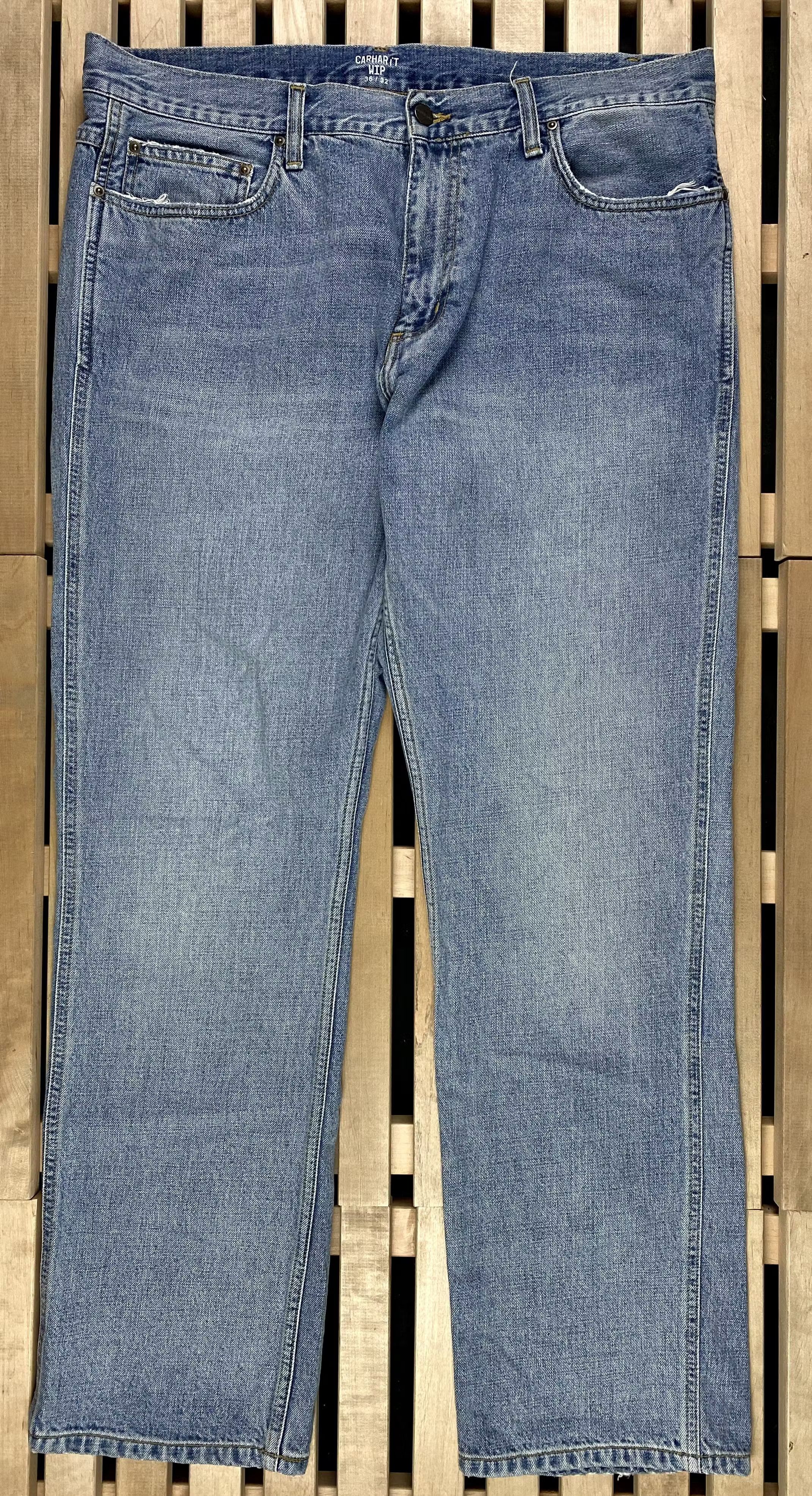Carhartt × Carhartt Wip × Vintage Mens Jeans Denim Carhartt Wip Vintage Size 36 Size US 36 / EU 52 - 1 Thumbnail