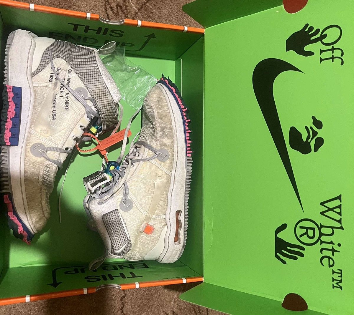 Nike × Off-White Off White x Nike air force mid Size US 12.5 / EU 45-46 - 4 Thumbnail