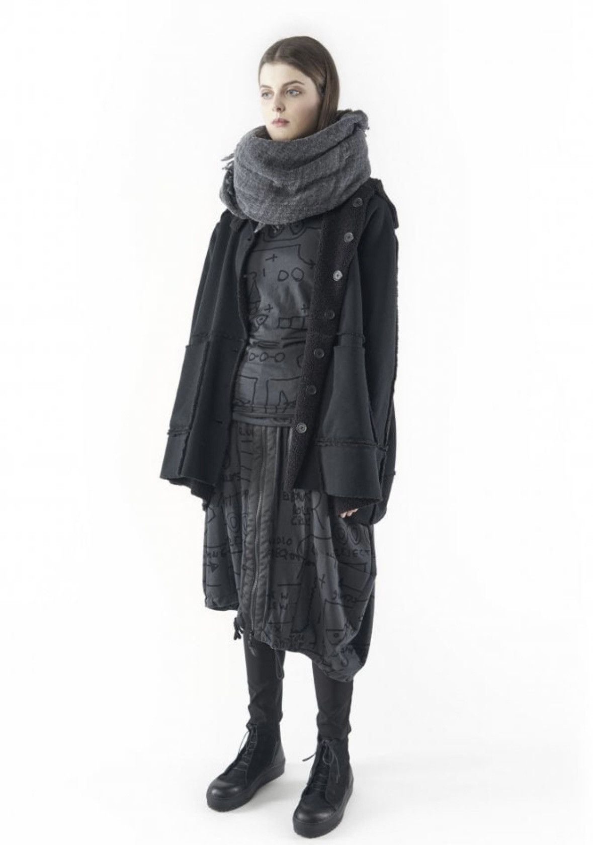 Rundholz RUNDHOLZ Black Label Avant Garde Reversible Swing Jacket Size S / US 4 / IT 40 - 1 Thumbnail