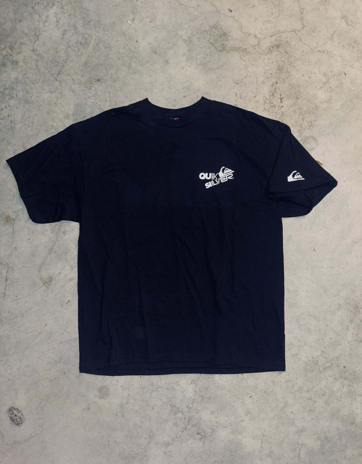 Quiksilver Vintage Y2K QuikSliver Cyber T-Shirt Surfer Double Sided Size US XL / EU 56 / 4 - 3 Thumbnail