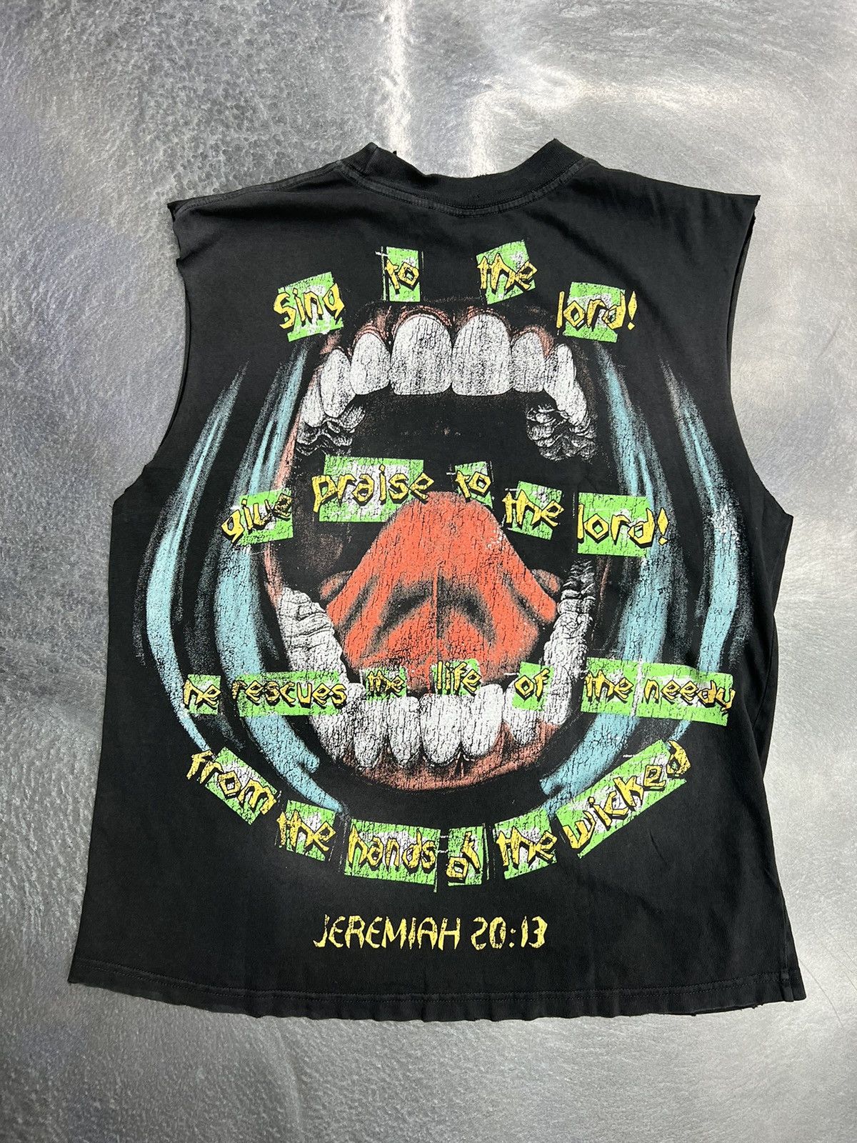 HELLSTAR Hellstar Worship Hands Sleeveless T-Shirt Size US S / EU 44-46 / 1 - 6 Thumbnail