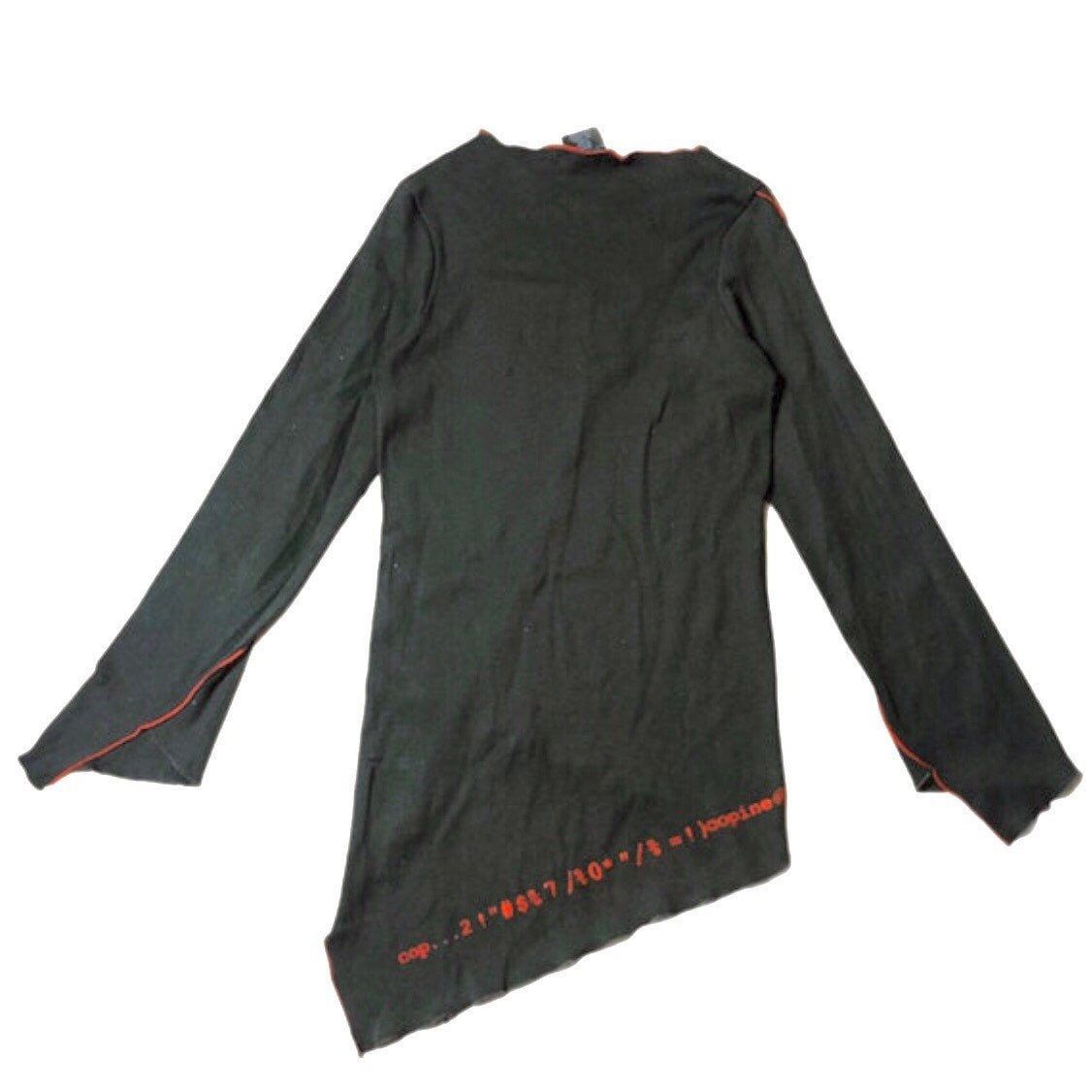 Cop Copine The Cop Copine Asymmetrical Top Grey Size ONE SIZE - 3 Thumbnail