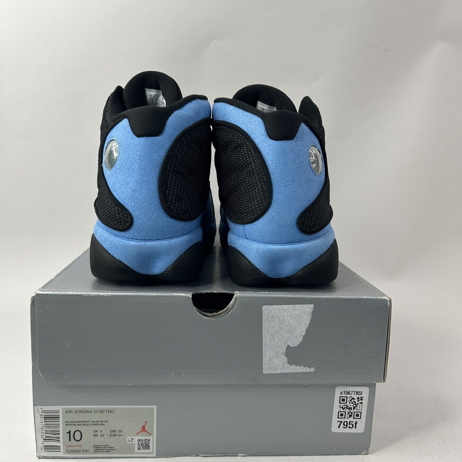 Nike Nike Air Jordan 13 Retro OG “Black University Blue/UNC” 2024 Size US 10 / EU 43 - 4 Thumbnail