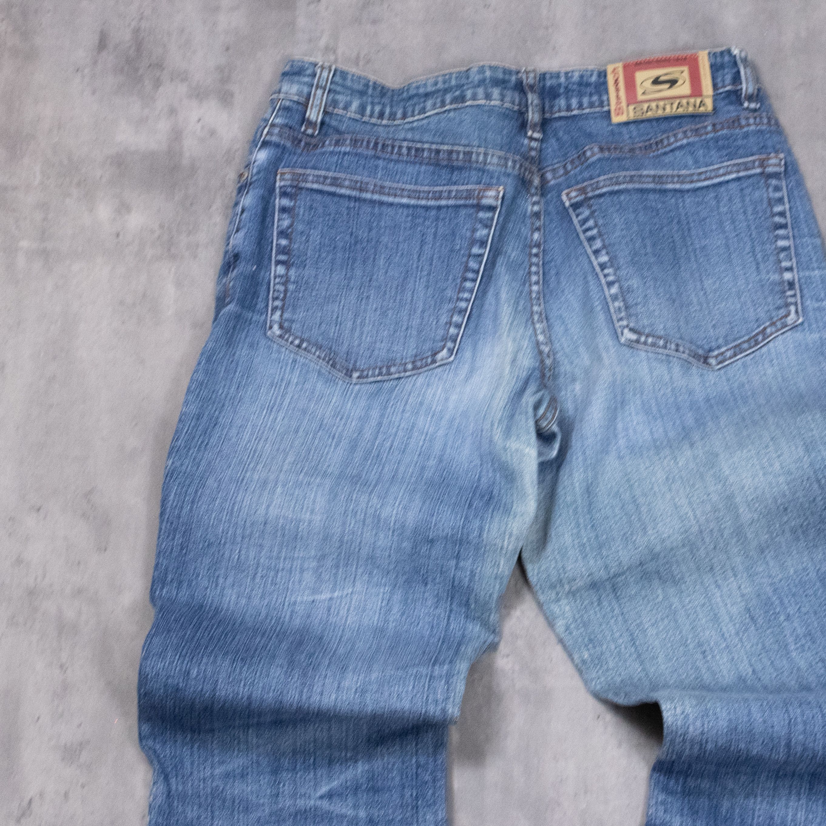 Japanese Brand Y2K's 00's Low Rise Relax Fit Boot Cut Flair Denim Pant's Size US 28 / EU 44 - 12 Thumbnail
