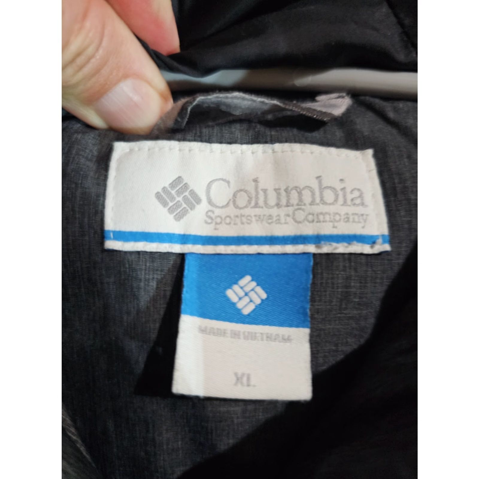 Vintage Columbia Classic Dark Grey Winter Quilted Puffer Jacket Hooded Women's XL Size XL / US 12-14 / IT 48-50 - 4 Thumbnail