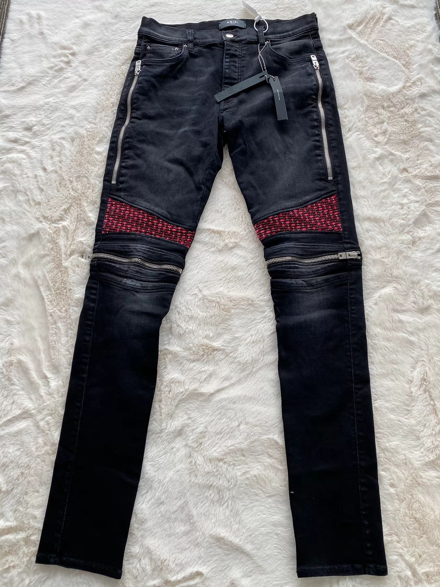 Amiri amiri black mx2 denim pants Size US 26 / EU 42 - 1 Thumbnail