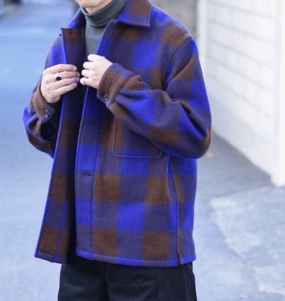 Lemaire RARE GRAIL Lemaire wool patterned Shacket jacket Size US M / EU 48-50 / 2 - 7 Thumbnail