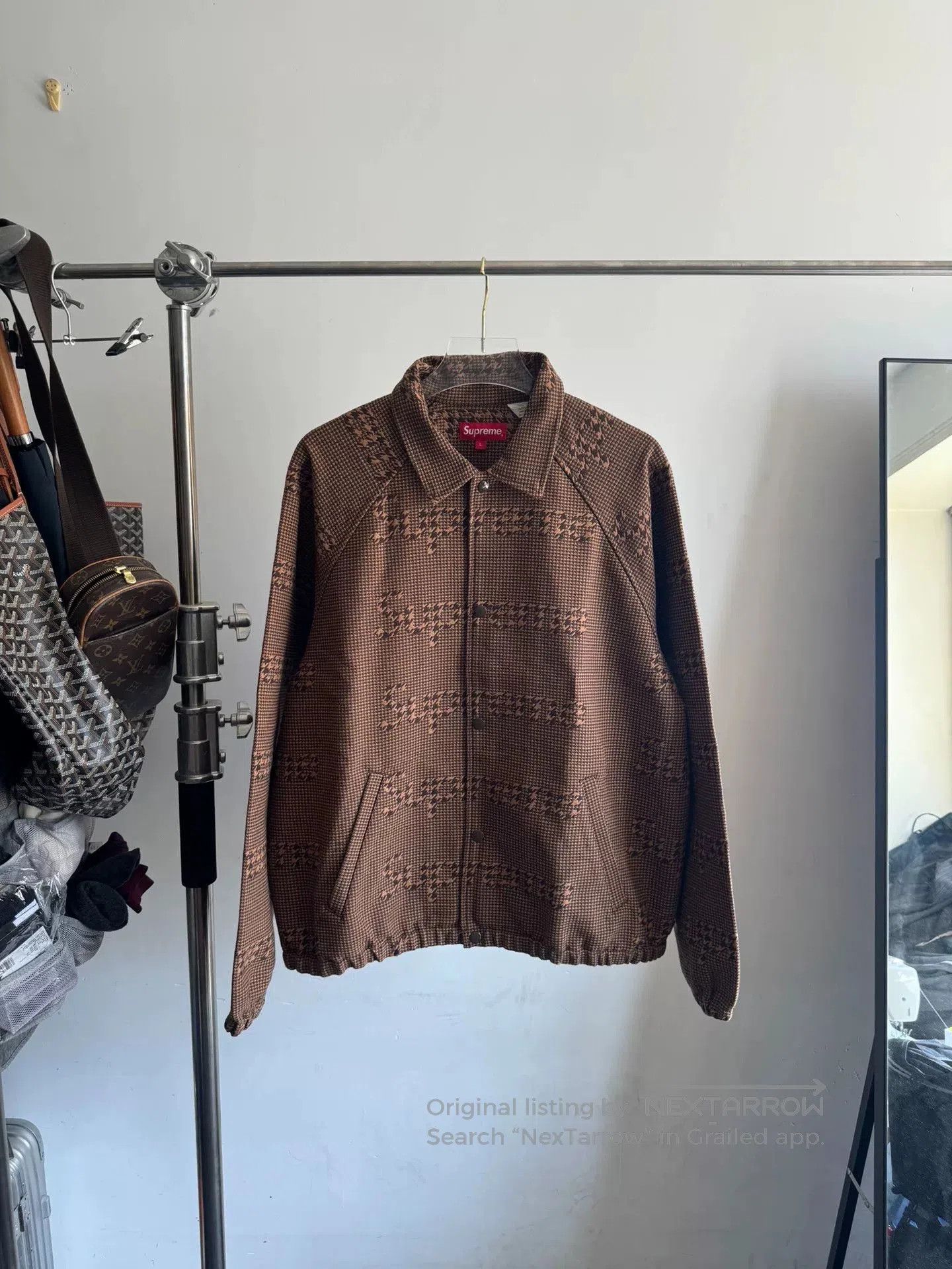Supreme Woven Collar Jacket Size L.