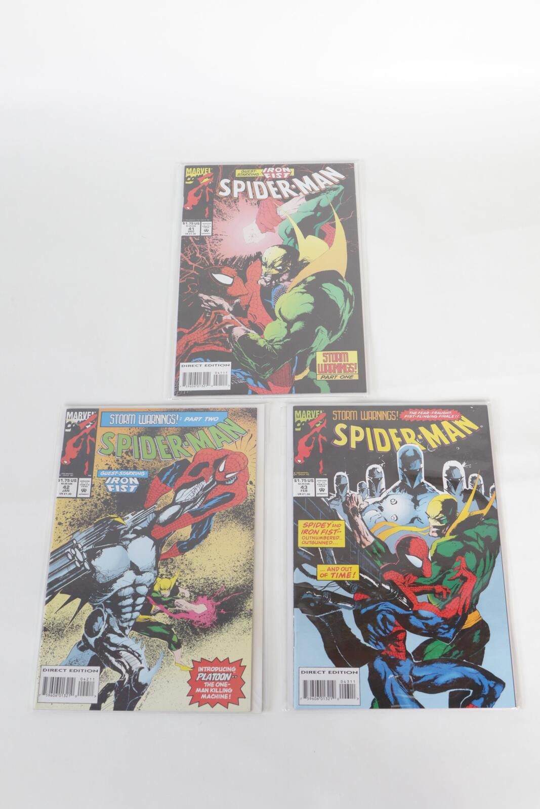 Marvel Comics 93' Marvel Comics Spider-Man And Iron Fist Part 1-3 Comics Size ONE SIZE - 1 Thumbnail