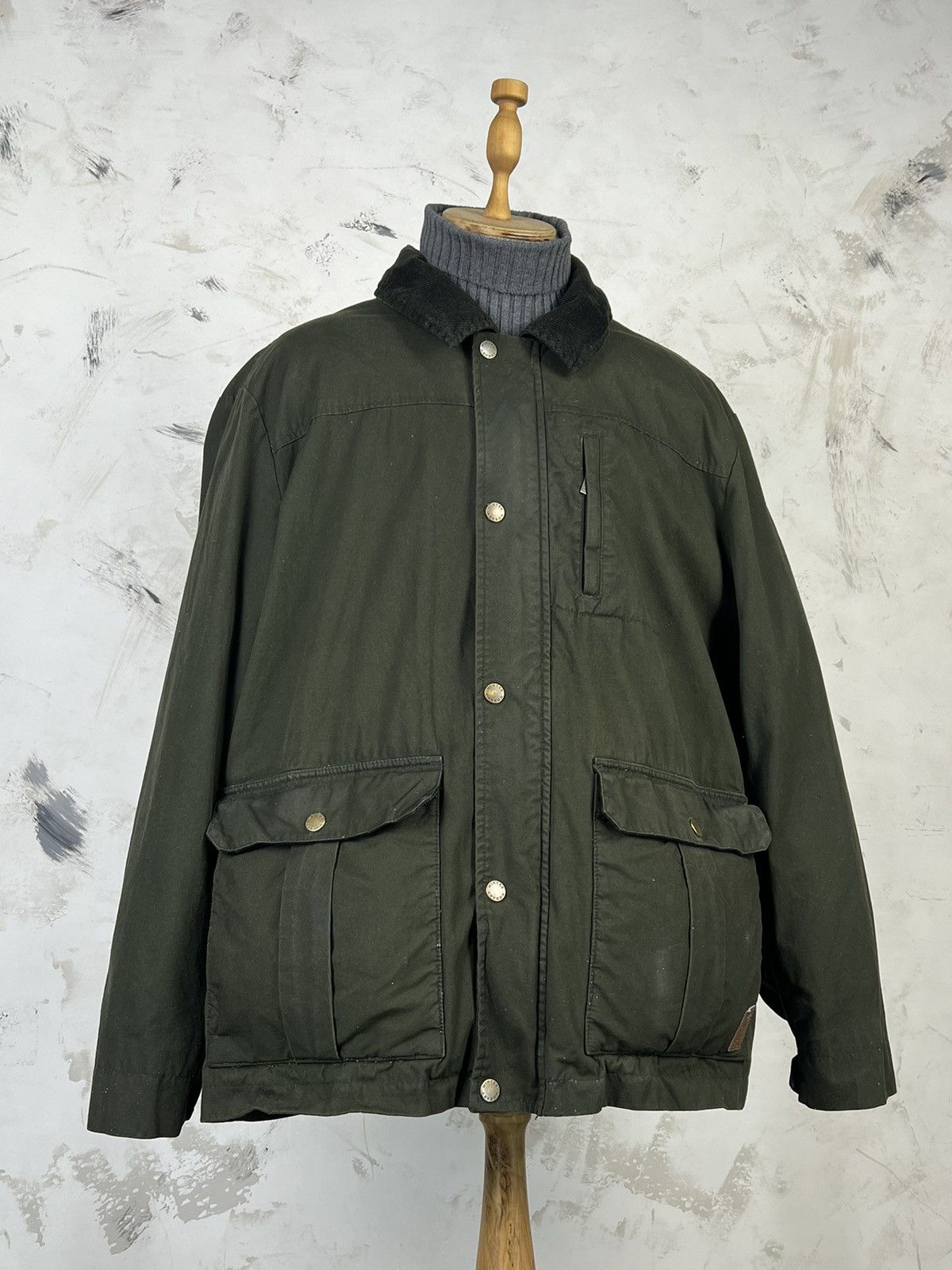 Hunter Vintage Hunter + Hobart Waxed Jacket Size XL- XXL Size US XXL / EU 58 / 5 - 2 Thumbnail