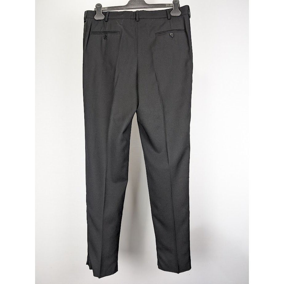 Saint Laurent Paris o1rshd1 Q:2 / 2 Pleats Tux Pants in Nero Size US 36 / EU 52 - 10 Thumbnail