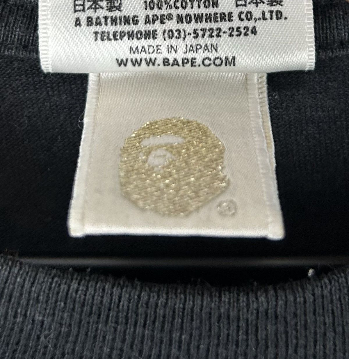 Bape Bape Checker Logo Print T-Shirt Size US L / EU 52-54 / 3 - 7 Thumbnail