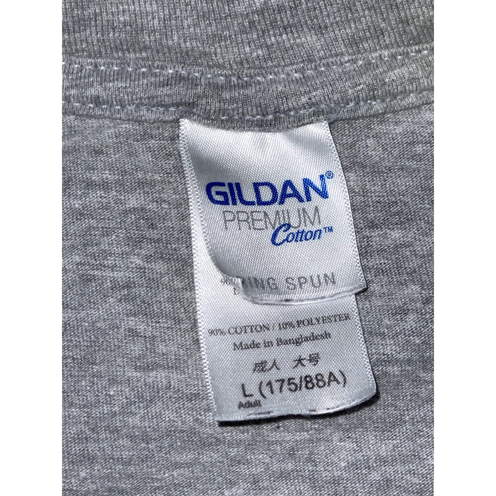 Gildan Vegan Definition T-Shirt Gray Large Mens Regular L Gildan T-Shirt Funny Size US L / EU 52-54 / 3 - 3 Thumbnail