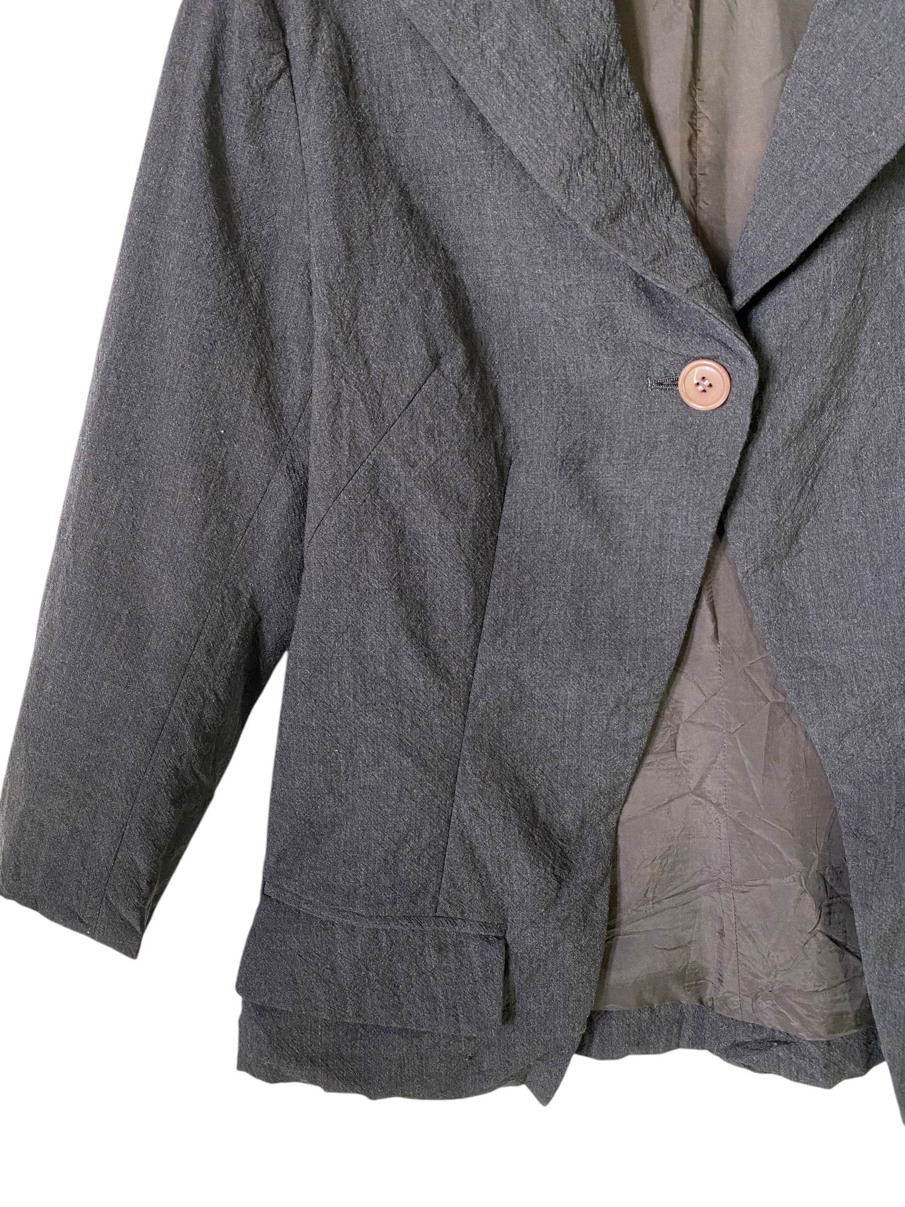 Yohji Yamamoto 90s Iwish Yohji Yamamoto single button jacket Size M / US 6-8 / IT 42-44 - 5 Thumbnail